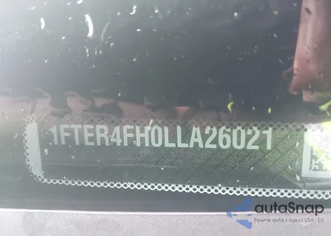 2020 Ford Ranger Lariat из США, поврежденный, VIN 1FTER4FHOLLA26021